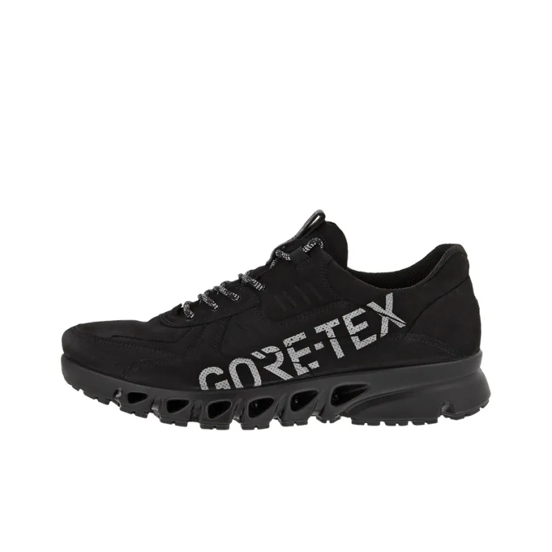 Ecco Multi Vent Gore Te Cushioning, Slip Resistant, And Abrasion Resistant Low Top Athletic Shoes Men's Black-0