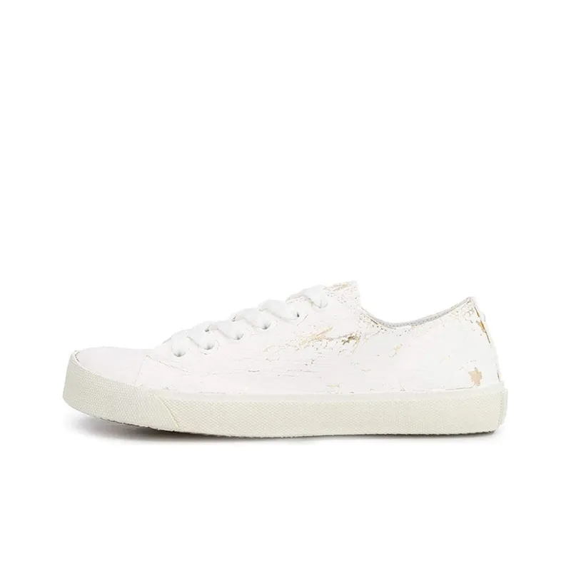 Maison Margiela Tabi Stylish Skateboarding Shoes Women's White Distressed Style-0