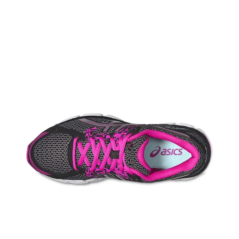 Asics Gel-Oberon Running Shoes Women's Low-Top Black/Pink-2