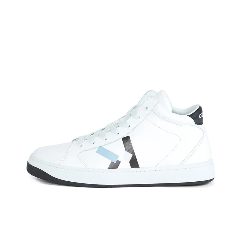 KENZO Kourt Mid-Top Casual Shoes Men's White-0