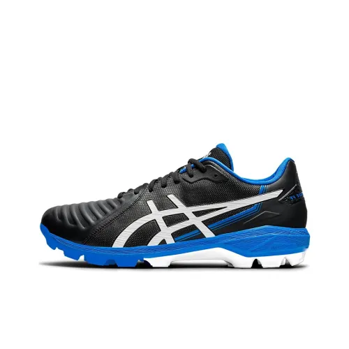 Asics Lethal Ultimate FF Anti-Slip Wear-Resistant Low-Top Running Shoes Men's Black White Blue