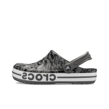 Crocs Bayaband Beach Gray Black Sandals 'Grey Black'
