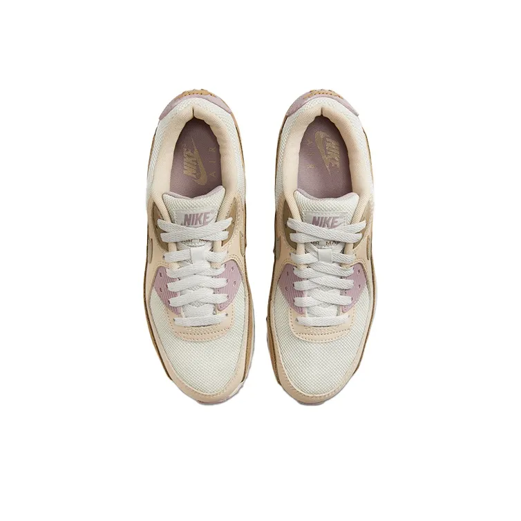 Nike Air Max 90 Sail Tan Pink Women's-3