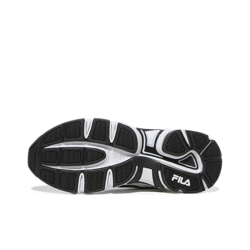 FILA Ranger Cushioning Anti Slip And Wear Resistant Low Top Running Shoes Unisex Black White Comfortable-5