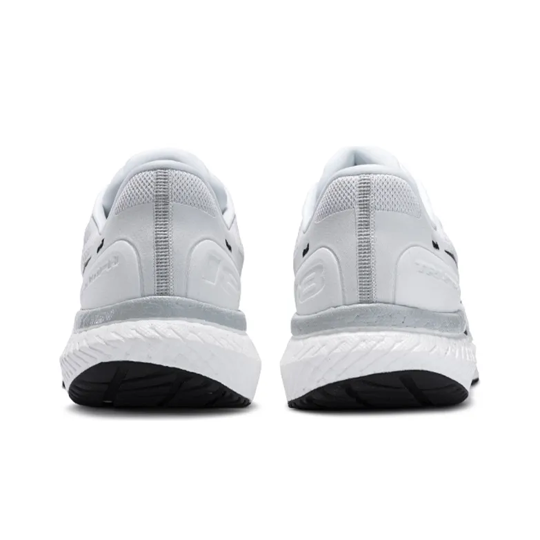 Saucony Triumph 18 Cushioning Anti Slip Wear Resistant Breathability Low Top Casual Running Shoes Women's White Black-3