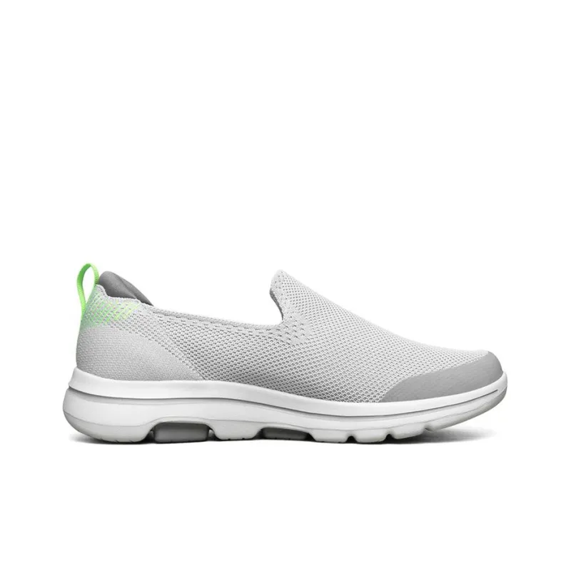 Skechers Go Walk 5 Breathable Abrasion Resistant Cushioning Low Top Casual Shoes Men's Gray-1