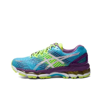 Asics GEL-Nimbus 17 Wear-Resistant Breathable Slip-Resistant Low-Top Running Shoes Women's Sky Blue White