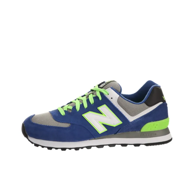 New Balance 574 Blue White Flourscent-0