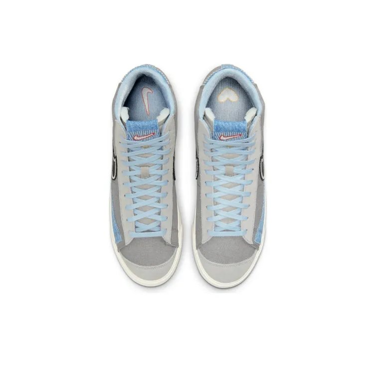 Nike Blazer Mid Grey Denim-3