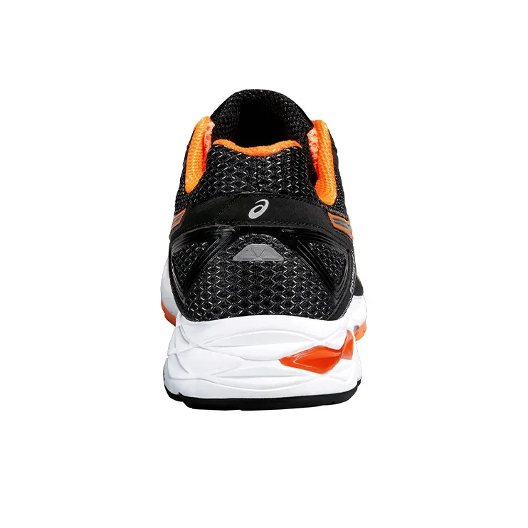 Asics Gel-Phoenix 7 Breathable Low-Top Running Shoes Men's Black Orange Silver-4