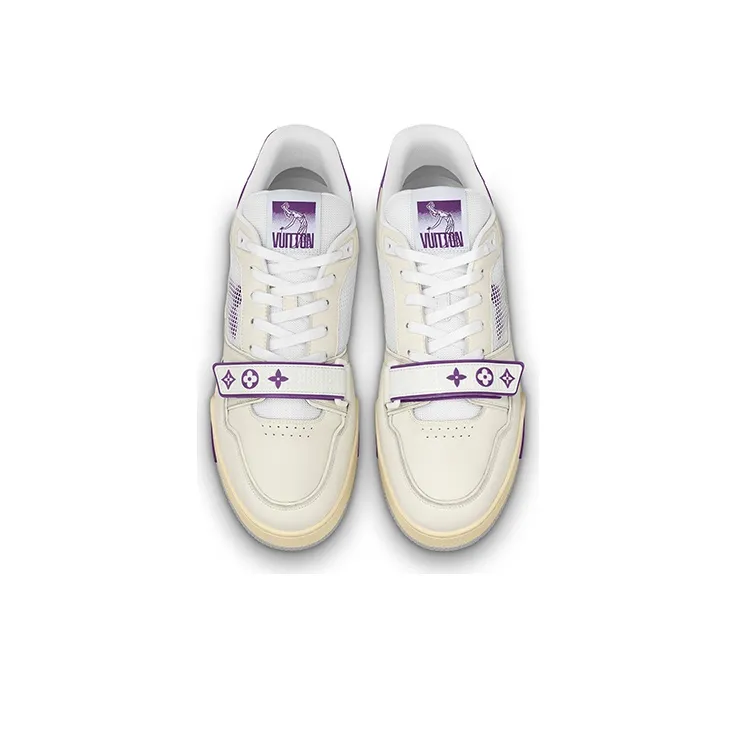 LOUIS VUITTON Lv Trainers 'Purple Mesh'-2