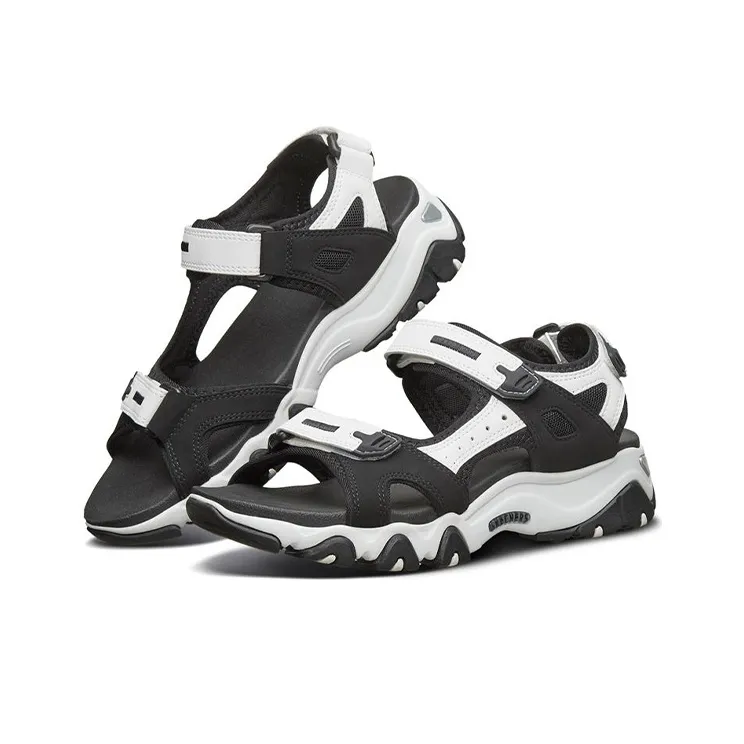 Skechers D Lites 2.0 Sandals 'Black White' Women's-2