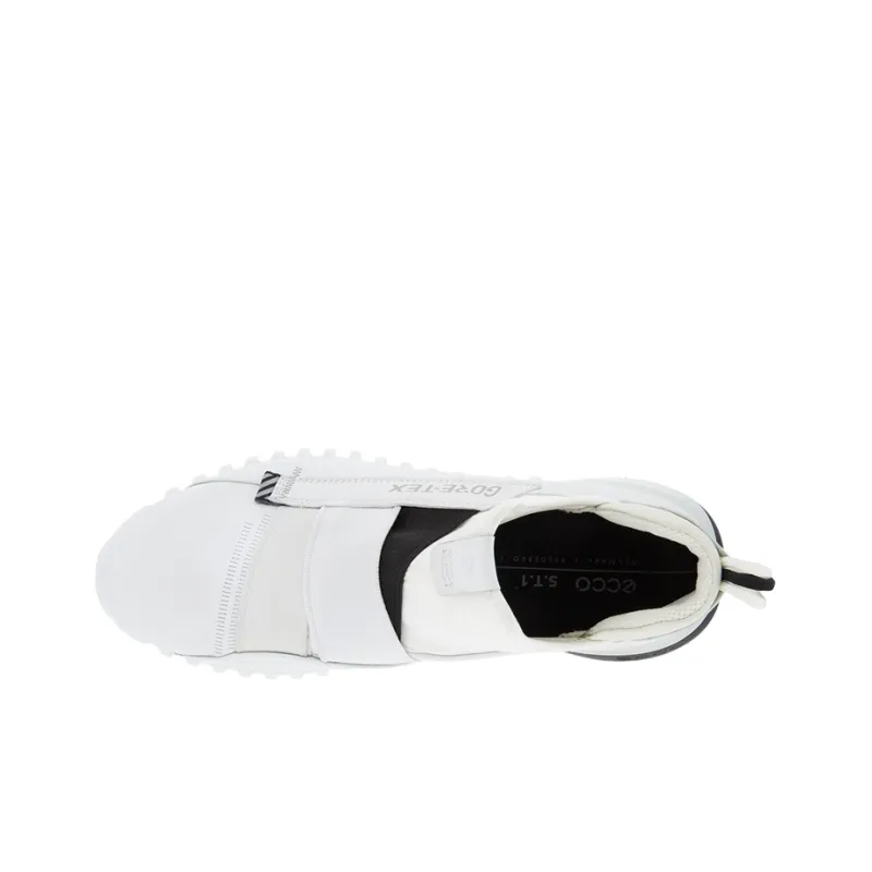 Ecco Zipfle Water Resistant Mid Top Running Shoes Women's White-2