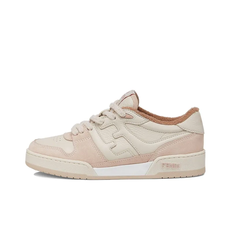 FENDI Match Low Top Suede 'Pink Beige' Women's-0
