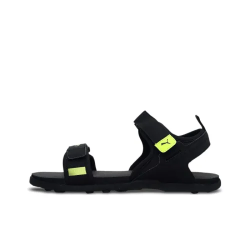 PUMA Shade V2 Beach Sandals Unisex Black/Green