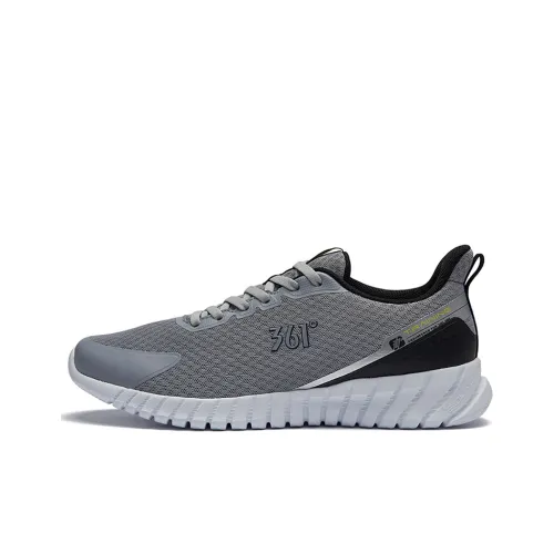 361° Cushioning Breathable Lightweight Low Top Running Shoes Men's Space Gray