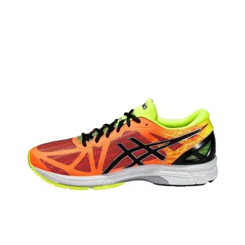 Asics Gel-DS Trainer Wear-Resistant Low-Top Running Shoes Men's Orange Black