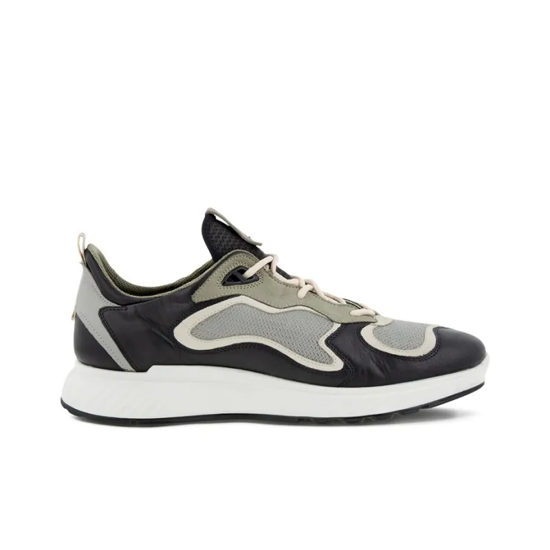 Ecco St.1 Low Top Sports Casual Shoes Men's Black-1