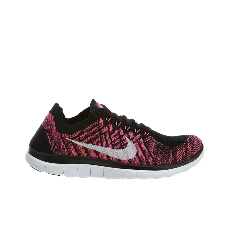 Nike Free RN 4.0 Cushioned Anti Slip Wear Resistant Breathable Lightweight Low Top Running Shoes Women's Purple Pink-1