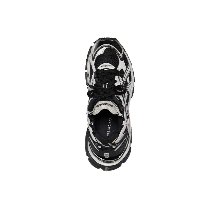 Balenciaga Runner Sneakers 'Grey Black Green' Women's-3