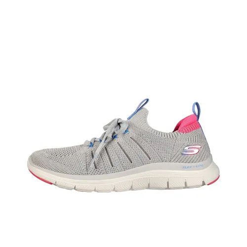 Skechers Flex Appeal 4.0 Running Shoes Women's Low-Top Gray/Pink