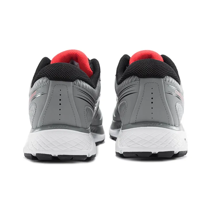Saucony Cohesion 12 Cushioning, Slip Resistant, Abrasion Resistant, Breathable Low Top Running Shoes Men's Silver Black-3