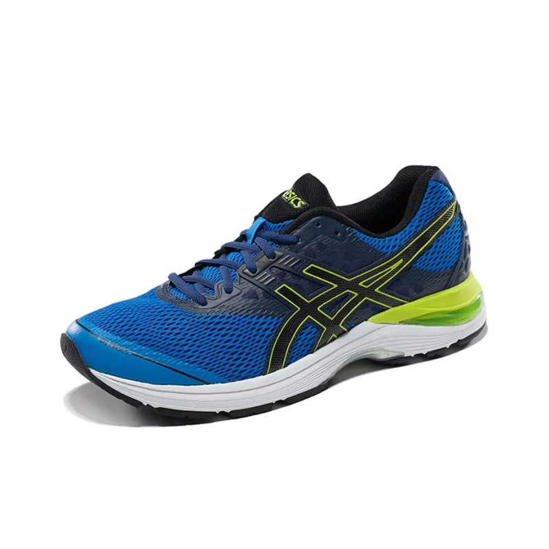 Asics Gel Pulse 9 Breathable Wear Resistant Slip Resistant Low Top Running Shoes Men's Blue Black-1