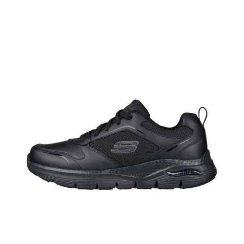 Skechers ARCH FIT SR Running Shoes Men Low-Top Pure Black