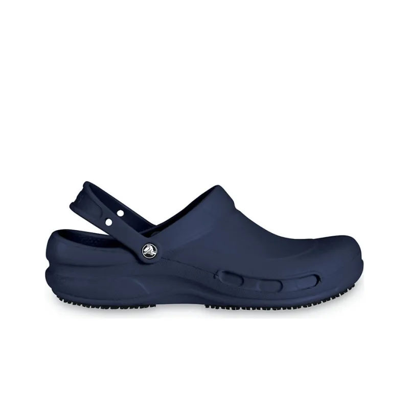 Crocs Bistro Slip Resistant Work Clog Navy-1