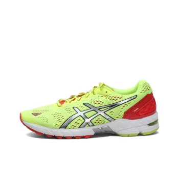 Asics Gel-DS Trainer 19 Anti-Slip And Wear-Resistant Breathable Low-Top Running Shoes Men's Neon Yellow Silver