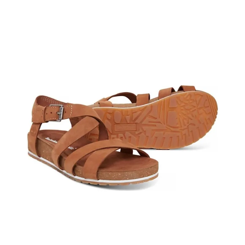 Timberland Malibu Waves Beach Sandals Women's Light Brown-3