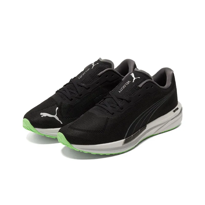 PUMA Velocity Nitro Low Running Shoes Green/Black-2
