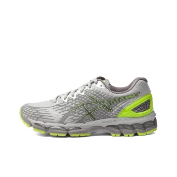 Asics GEL-Nimbus 17 Lite-Show Wear-Resistant Low-Top Running Shoes Men's Gray Green