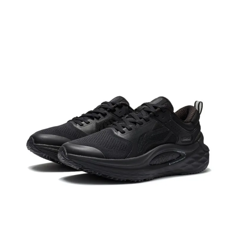 LiNing Furious Rider 6.0 Cushioning Anti Slip And Wear Resistant Support Reflective Low Top 䨻 Running Shoes Men's Black-2