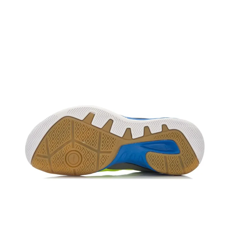 LiNing Support Low Top Running Shoes Unisex Green Blue-4