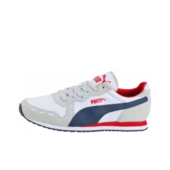 PUMA Cabana Racer Running Shoes Men Low-Top White/Gray/Red