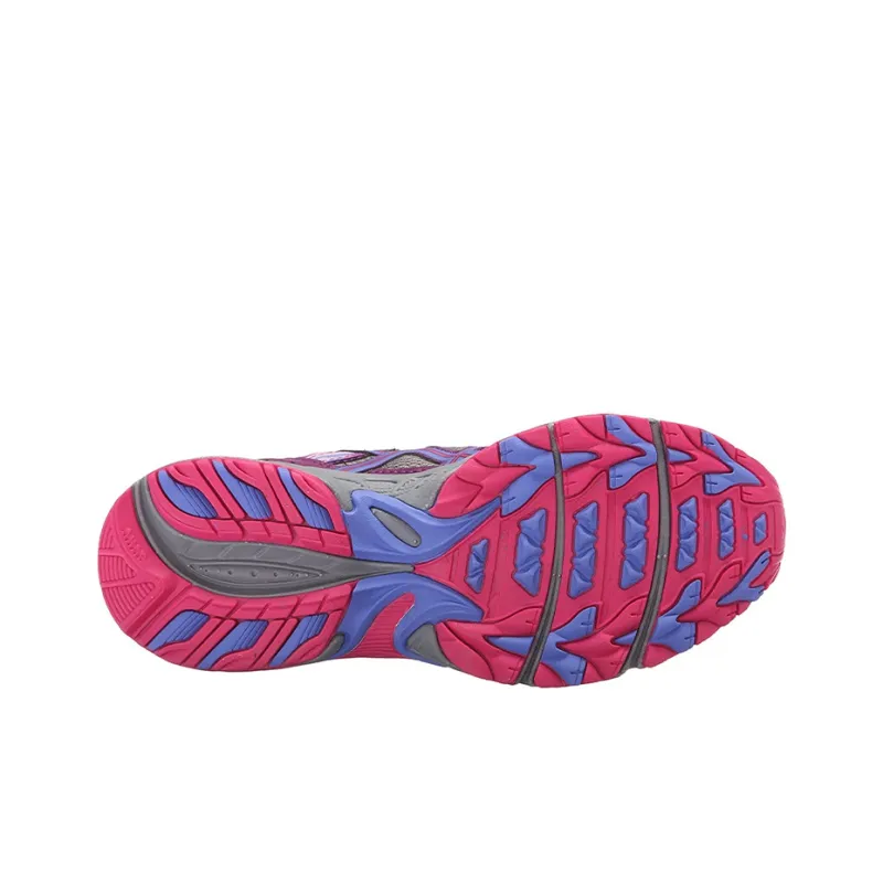Asics Gel-Venture 5 Wear-Resistant Low-Top Running Shoes Women's Purple Gray-4