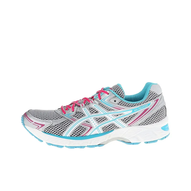 Asics Gel-Equation 7 Wear-Resistant Low-Top Running Shoes Women's Silver Blue-0