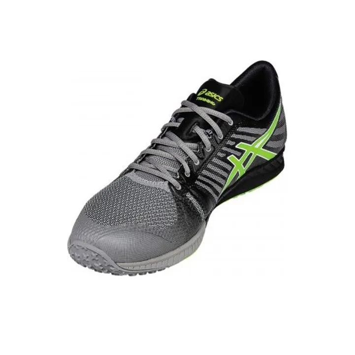 Asics Fuze Tr Anti-Slip And Wear-Resistant Breathable Low-Top Running Shoes Men's Gray Green-2