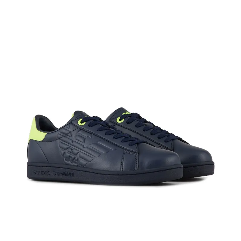 EMPORIO ARMANI Low Top Stylish Skateboarding Shoes Unisex Dark Blue-3