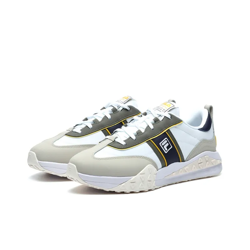 FILA Athletics Brick Shoes 'White Grey Yellow'-2