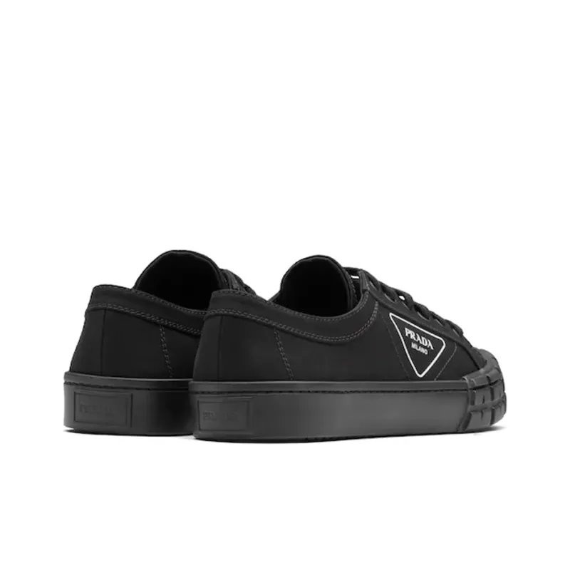 PRADA Gabardine Wheel Low 'Black'-4