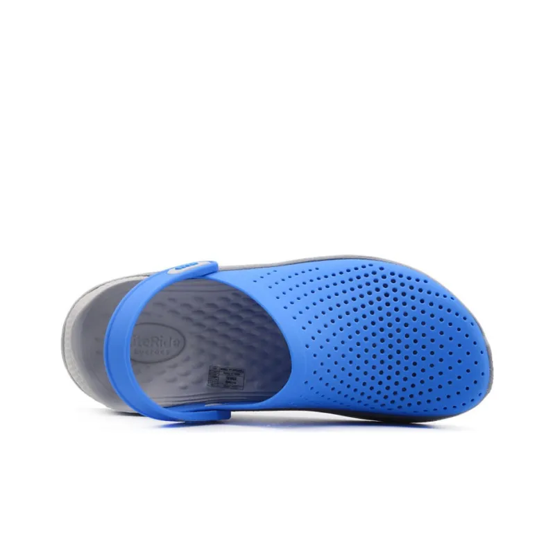 Crocs LiteRide Clogs 'Blue Slate Grey'-2