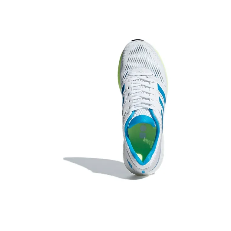 Adidas Adizero Boston 7 'White Shock Cyan' Women's-4