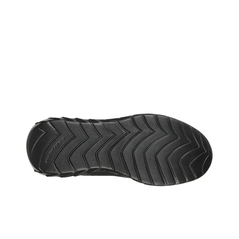 Skechers Overhaul 2.0 Enforcer Cushioning, Slip Resistant, And Abrasion Resistant Low Top Casual Shoes Men's All Black-4