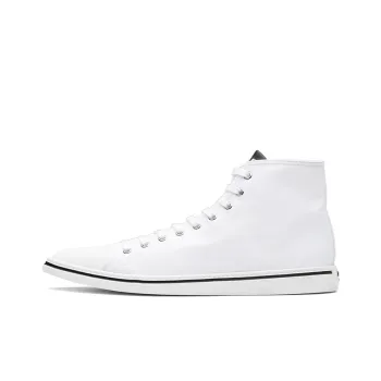 PRADA Canvas Shoes Men High Top White