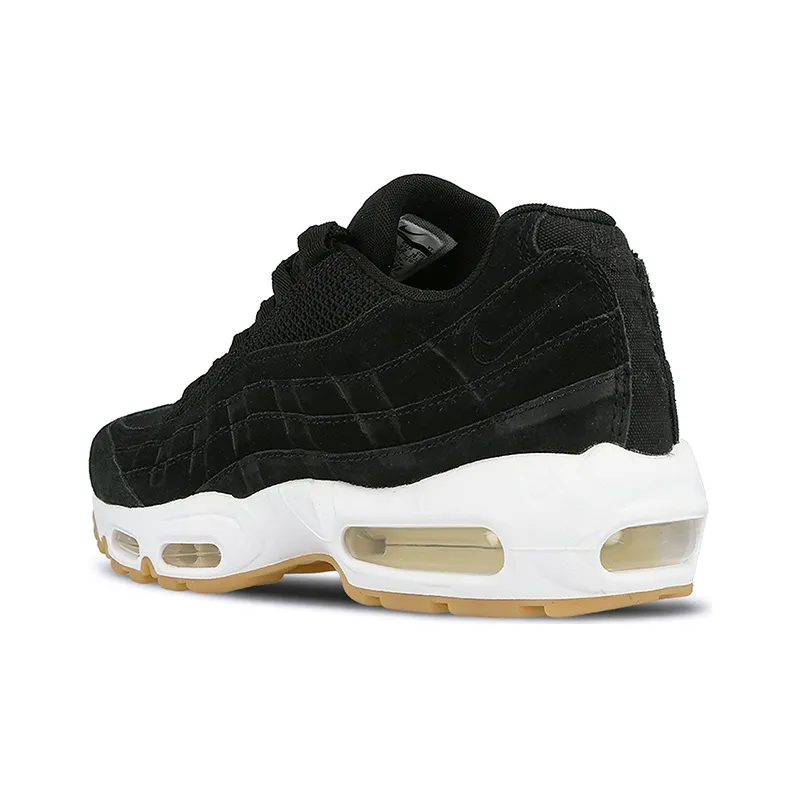 Nike Air Max 95 Cushioning Anti-Slip And Wear-Resistant Breathable Rebound Low-Top Running Shoes Men's Black-3