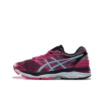 Asics Gel-Cumulus 18 Running Shoes Women's Low-Top Pink Purple/Blue