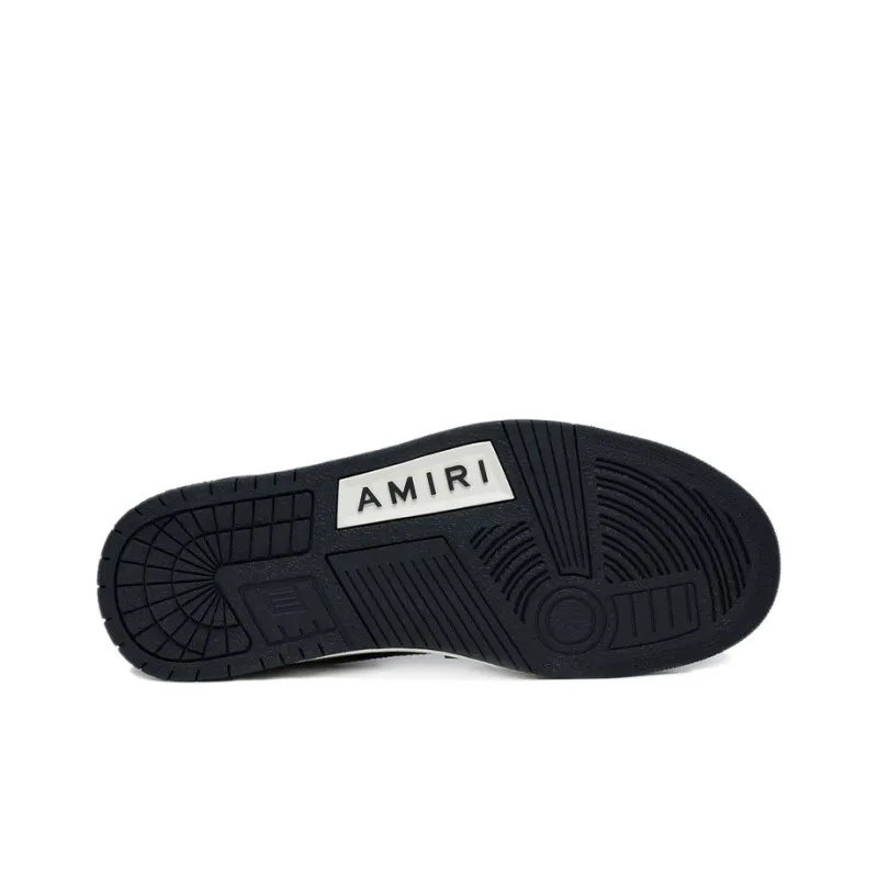 AMIRI Skel Panelled High Top Blue Black-4