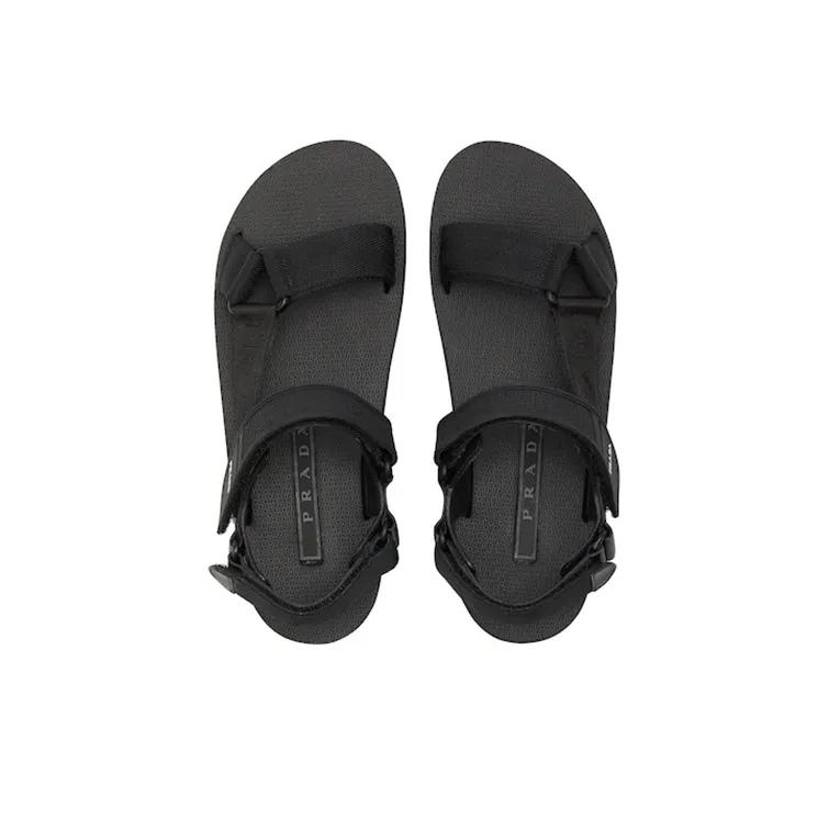 PRADA Beach Sandals Women's Black-4